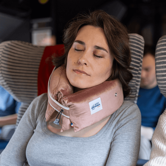 Le Petit Dormeur 3-in-1 Travel Pillow Velours Pink - Maison Pont