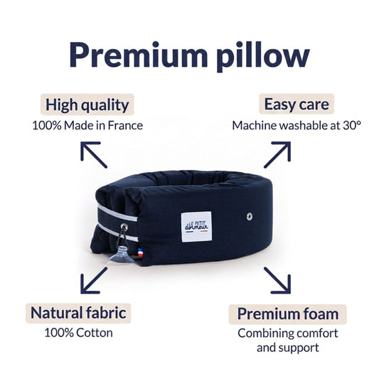 Le Petit Dormeur 3-in-1 Travel Pillow Cotton Thyme