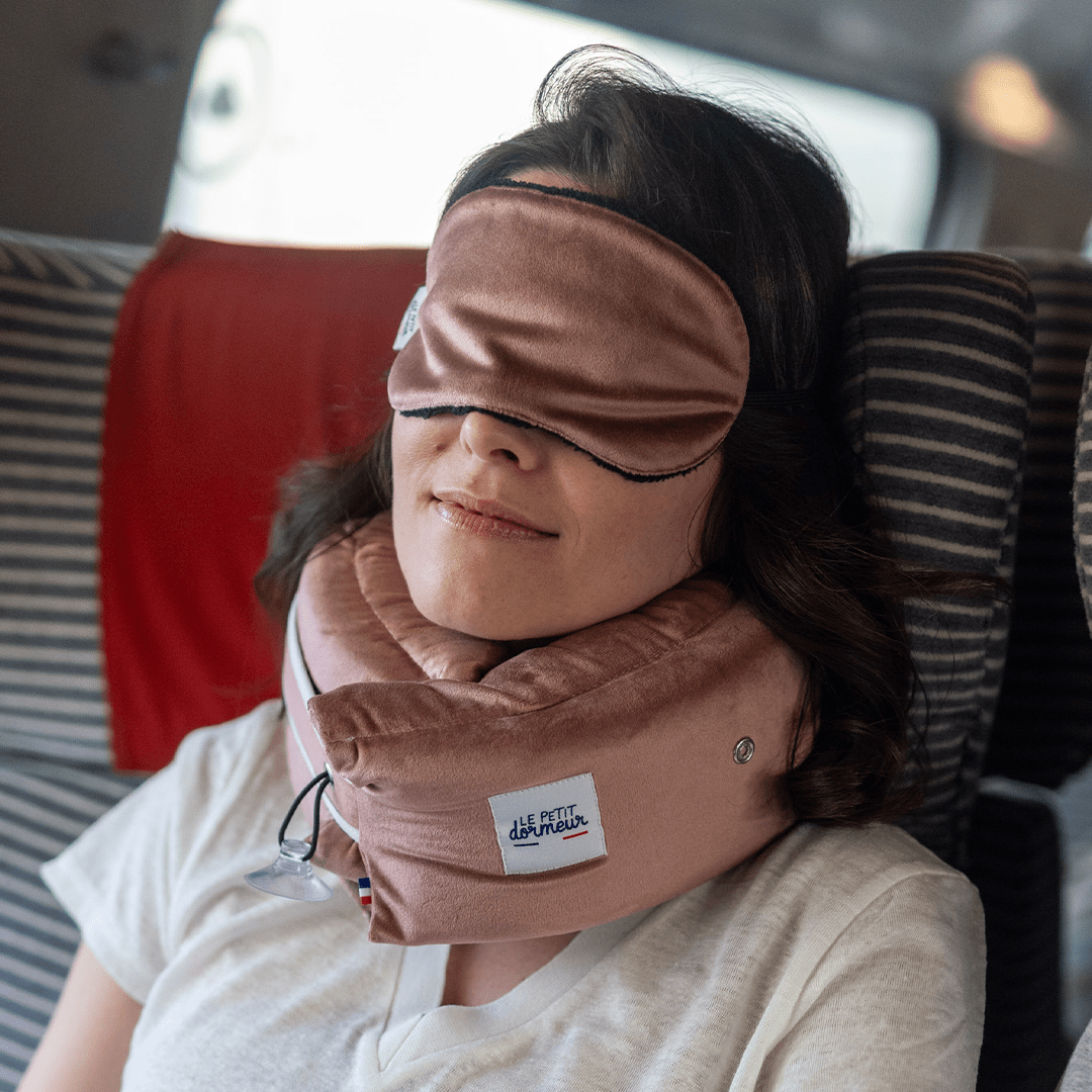 Le Petit Dormeur Sleep Mask Velours Pink - Maison Pont