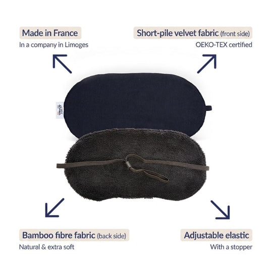 Le Petit Dormeur Sleep Mask Velours Pink - Maison Pont