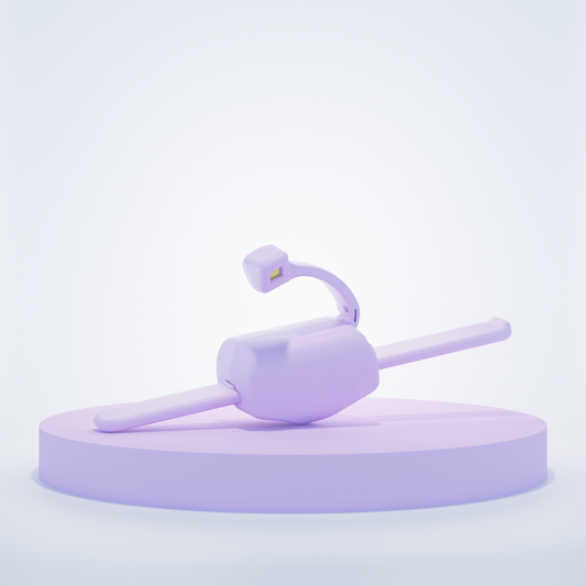 Lizia 3-in-1 Rechargeable Booklight Purple